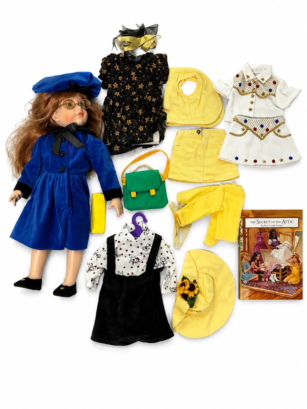 Vintage Magic Attic Club Megan Doll Clothes Outfits Book Accessories Bundle